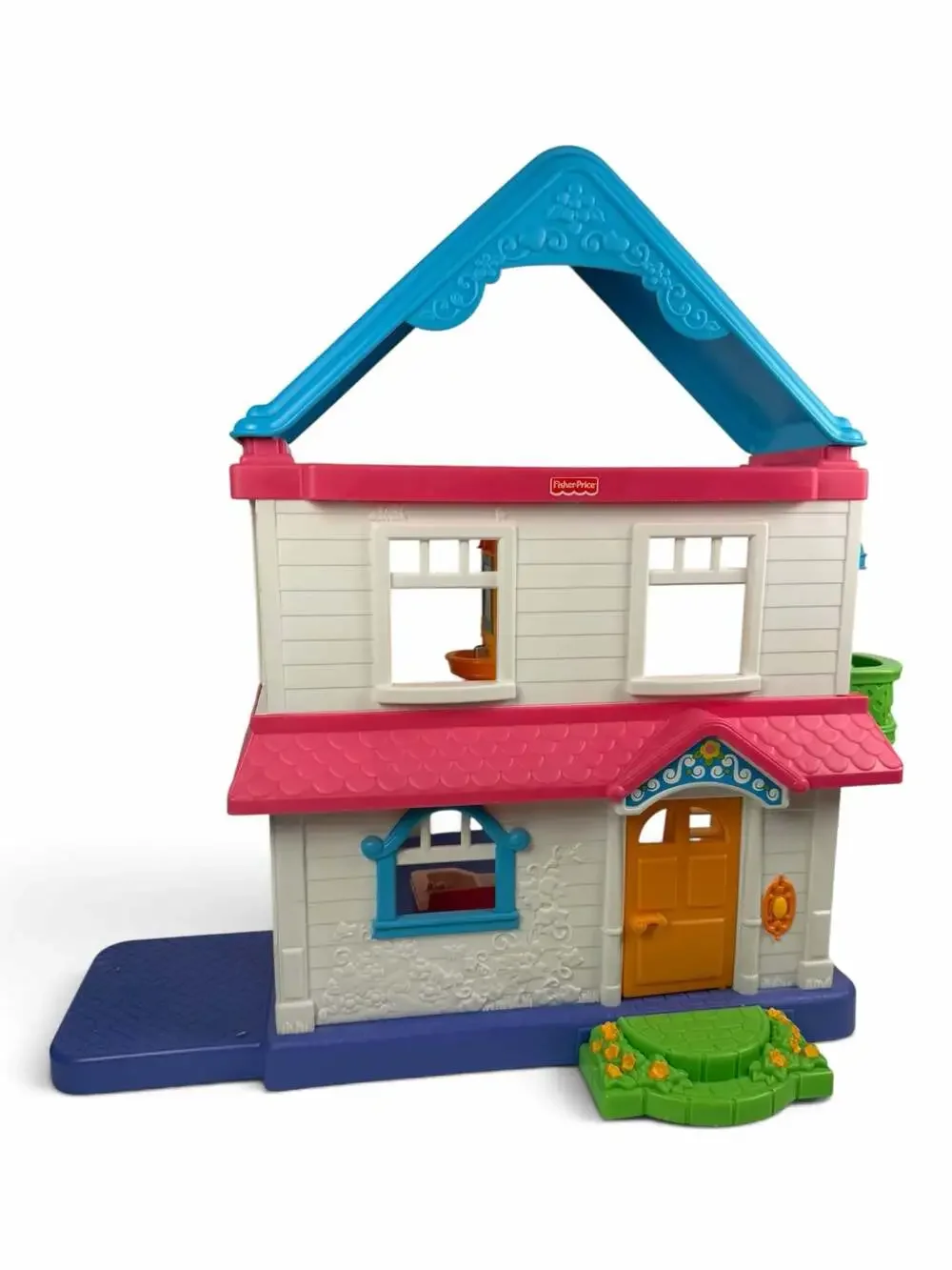 Fisher-Price My First Dollhouse Vintage Plastic Play Set